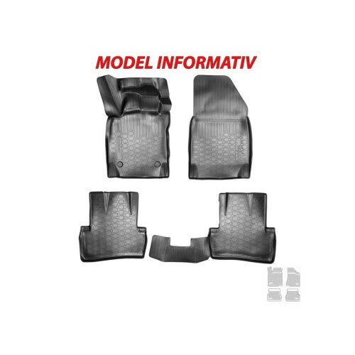 Covoare cauciuc tavita compatibile Mercedes Mercedes VITO W447 Randul 1+2+3 2014-> Cod: 3D 62540????????? / A60