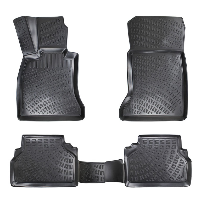 Covoare / Covorase / Presuri auto tip tavita BMW Seria 5 F10 / F11 2010-2013 Pre-Facelift - KVO-307/310 A80/3D