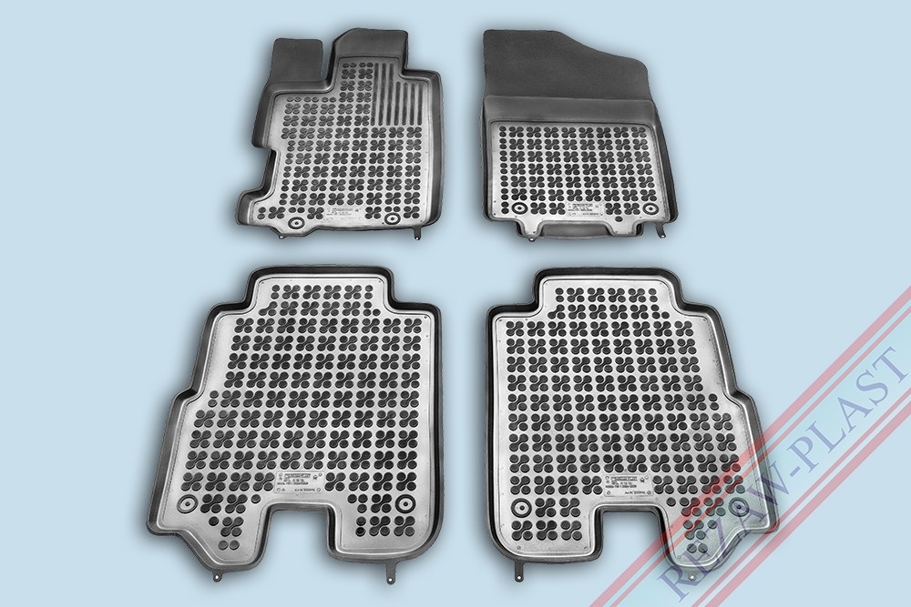 Covoare / Covorase / Presuri cauciuc stil tip tavita HONDA FR-V 2004-2009 - REZAW PLAST