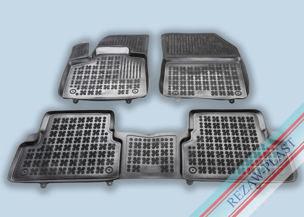 Covoare / Covorase / Presuri cauciuc stil tip tavita PEUGEOT 3008 II 2016-prezent - REZAW PLAST