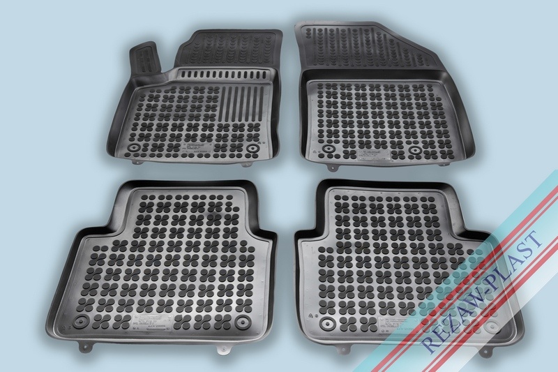 Covoare / Covorase / Presuri cauciuc stil tip tavita OPEL Crossland X dupa 2017-prezent - REZAW PLAST