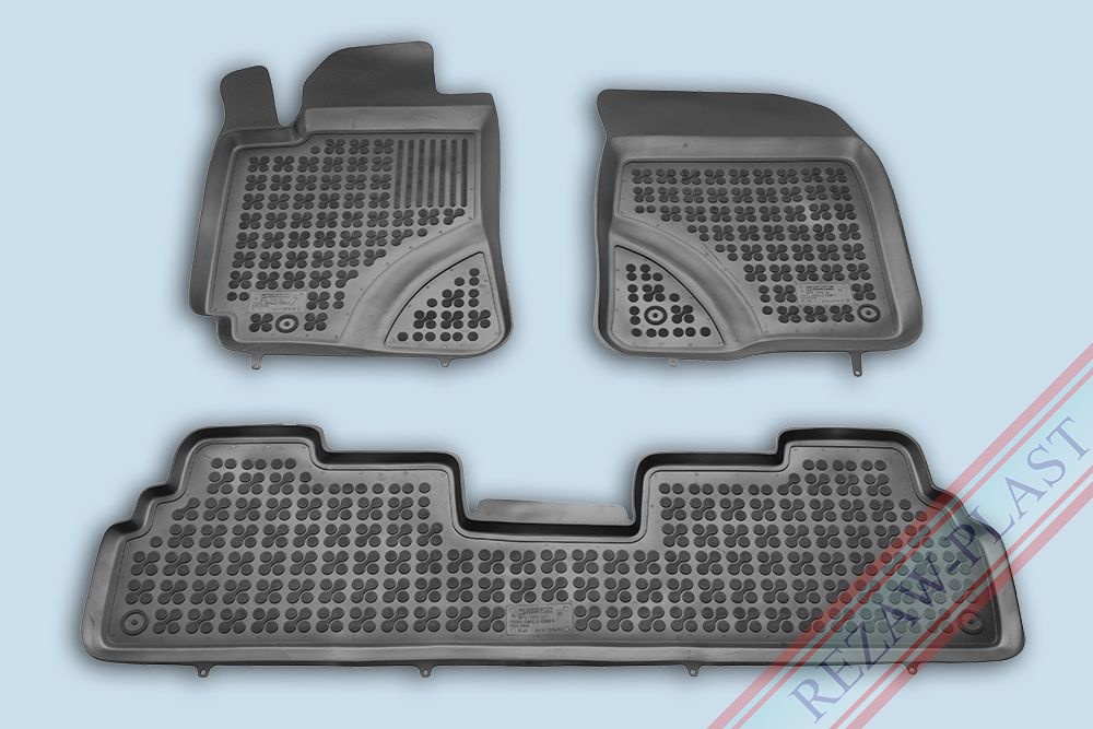 Covoare / Covorase / Presuri cauciuc stil tip tavita TOYOTA Corolla Verso II (E120) 2001-2007 - REZAW PLAST