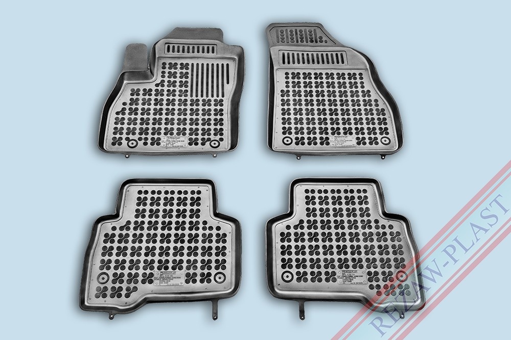 Covoare / Covorase / Presuri cauciuc stil tip tavita FIAT Qubo 2007-2021 - REZAW PLAST