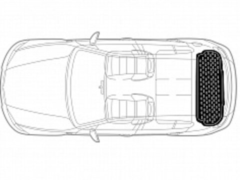 Covor portbagaj tavita Mercedes-Benz Clasa A (W169) 2004-2008 hatchback COD: PB 6412 PBA1