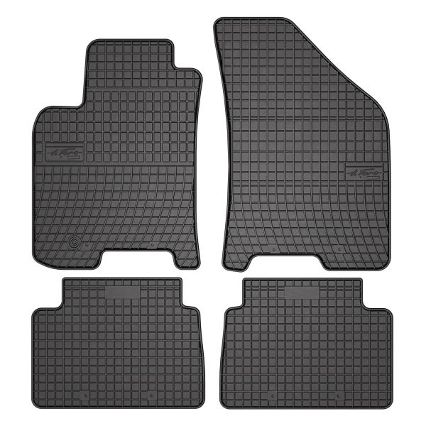 Covoras podea cauciuc Floor mats Rubber 4 pcs BASIC front/rear set colour black CHEVROLET LACETTI DAEWOO NUBIRA 07.03- Saloon FROGUM MMT A040 0702