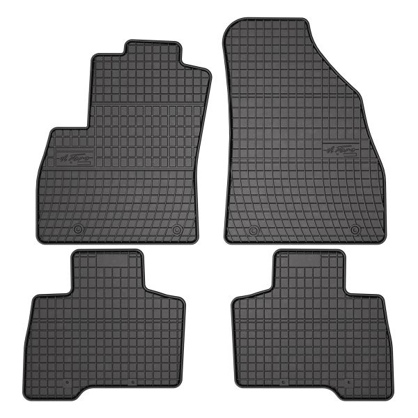 Covoras podea cauciuc Floor mats Rubber 4 pcs BASIC front/rear set colour black CITROEN NEMO NEMO/MINIVAN FIAT FIORINO/MINIVAN PEUGEOT BIPPER BIPPER TEPEE 11.07- Combi van FROGUM MMT A040 0637