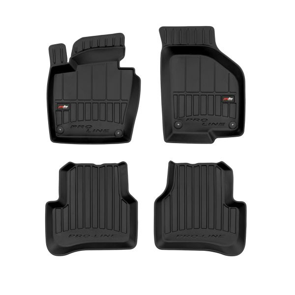 Covoras podea cauciuc Floor mats TPE 4 pcs ducts proLine 3D front/rear set colour black VW CC B7 PASSAT ALLTRACK B7 PASSAT B6 PASSAT B7 03.05- Coupe / Saloon / Station wagon FROGUM FRG 3D407077