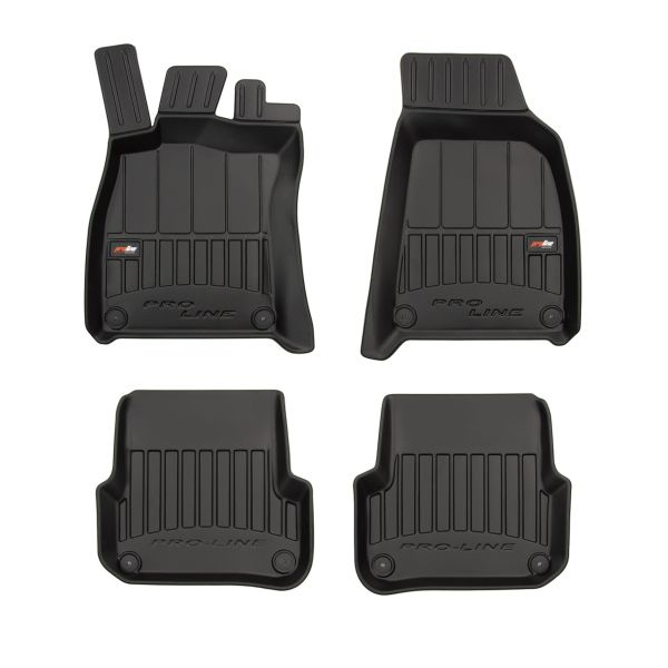 Covoras podea cauciuc Floor mats TPE 4 pcs ducts proLine 3D front/rear set colour black AUDI A6 ALLROAD C6 A6 ALLROAD C7 A6 C6 05.04-09.18 Saloon / Station wagon FROGUM FRG 3D407633