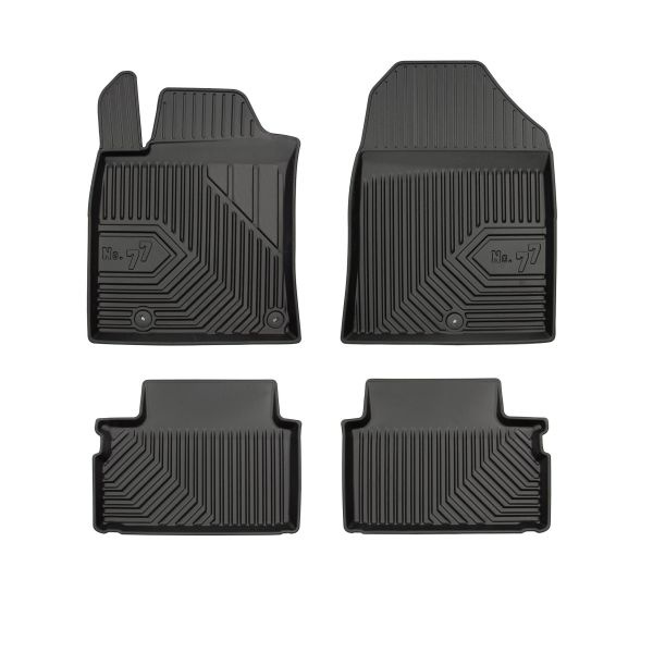 Covoras podea cauciuc Floor mats TPE 4 pcs ducts No. 77 front/rear set colour black KIA CEED 03.18- FROGUM FRG77407527