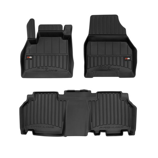 Covoras podea cauciuc Floor mats TPE ducts proLine 3D set colour black MERCEDES CITAN/MINIVAN W415 11.12-08.21 FROGUM FRG 3D425217