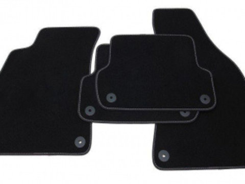 Covorase auto mocheta Audi A4 B6/B7 fabricatie 11.2000 - 10.2007 (NEGRU)