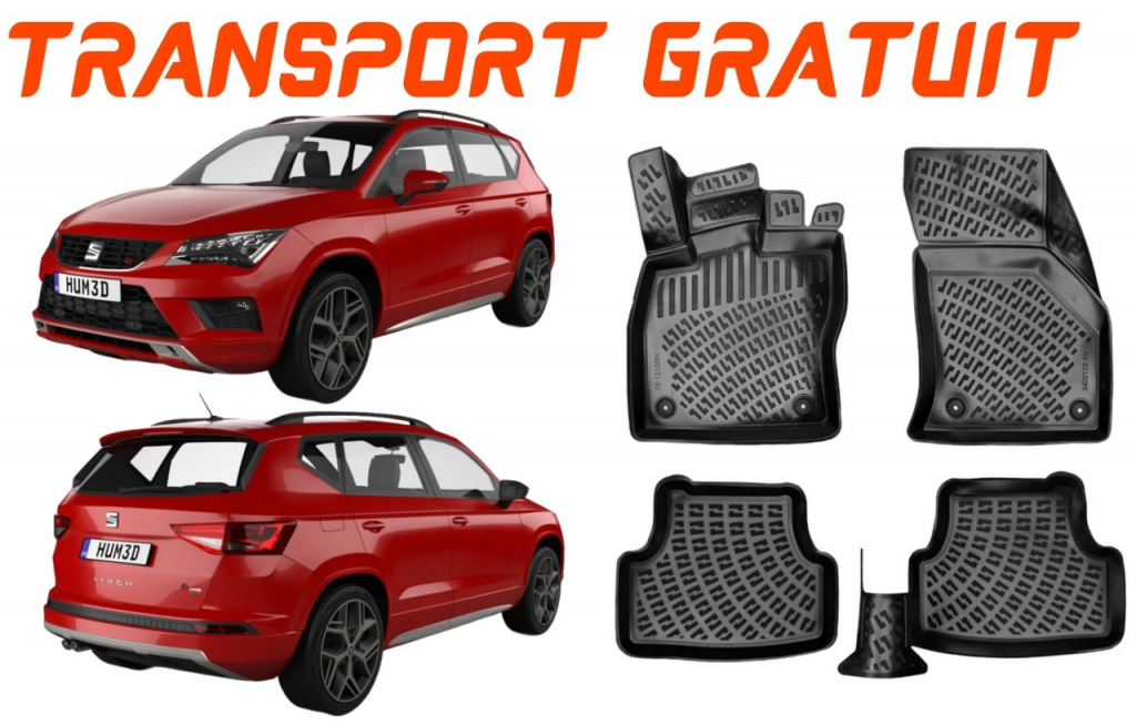 Covorase auto Seat Ateca 2016-2024 Set presuri aut