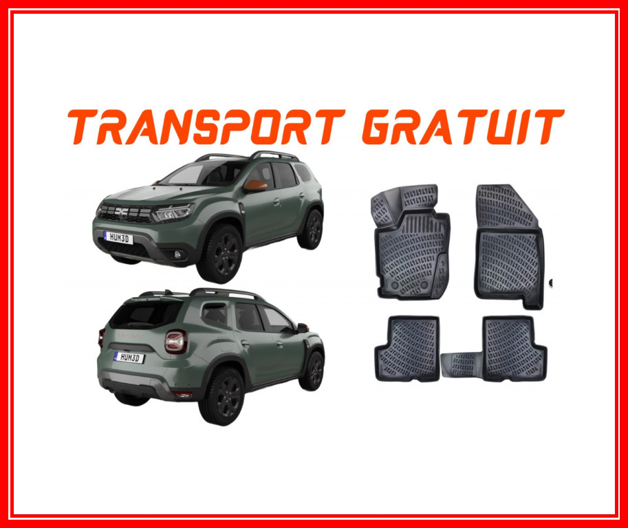 Covorase Dacia Duster 4X4 2017-2024 - Set presuri 