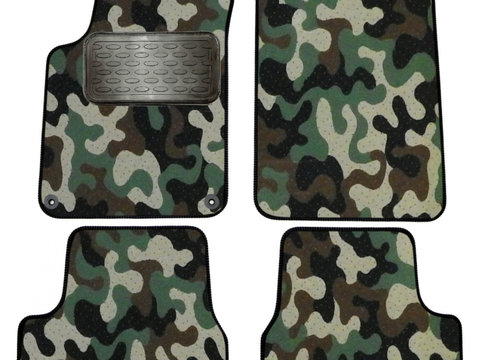 Covorase din velur stil Army, Citroen DS3, 2009-2015
