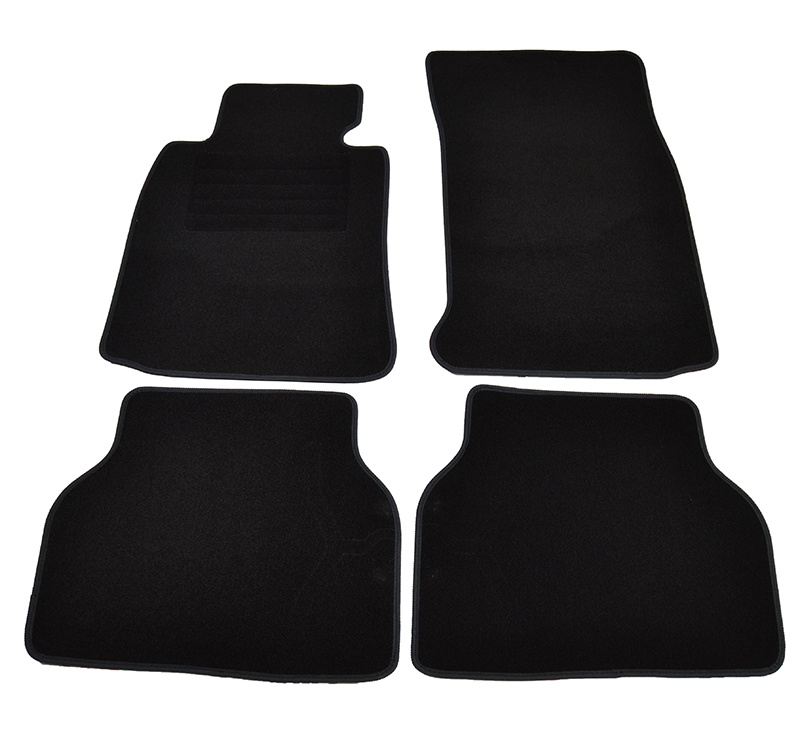 Covorase mocheta BMW Seria 5 E39 Sedan 12/1995-6/2003 E39 Combi - SW 12/1995&gt,5/2004 Negre, set de 4 bucati