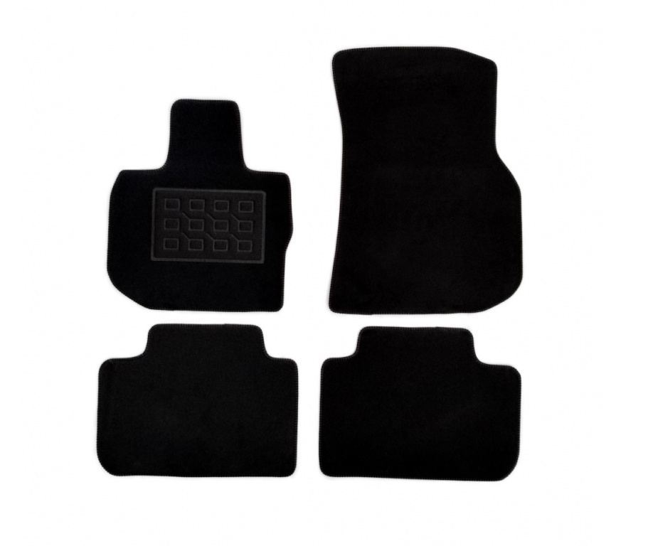 Covorase mocheta Bmw X3 (G01) 2017-prezent, X4 (G02) 2018-prezent, Negre, set de 4 Buc.