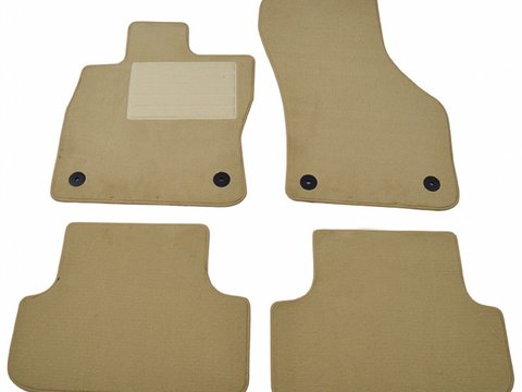 Covorase mocheta Seat Leon (5F) 2012-12.2020, culoare Bej, set de 4 bucati