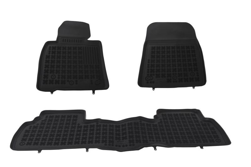 Covorase Presuri Auto Negru din Cauciuc compatibil cu Toyota Land Cruiser J200 (2008-2021) TOYOTA LAND CRUISER SUV (J200) (2008-2014),LAND CRUISER SUV (J200) (2015-2020)