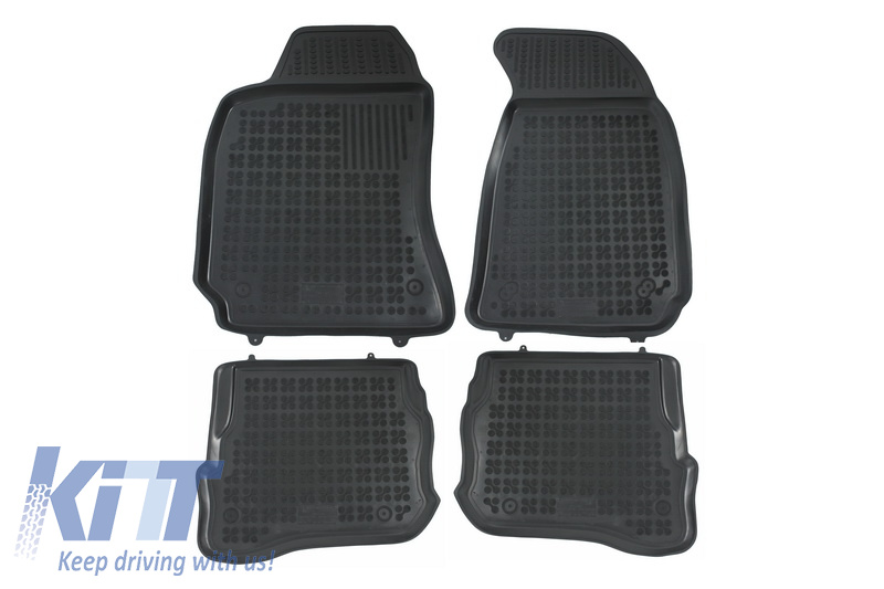 Covorase Presuri Auto Negru din Cauciuc compatibil cu VW Passat B5 09/1996-02/2005