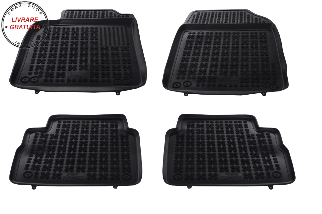 Covorase Presuri Auto Negru din Cauciuc compatibil cu OPEL Signum / compatibil cu OPEL Vectra C Caravan