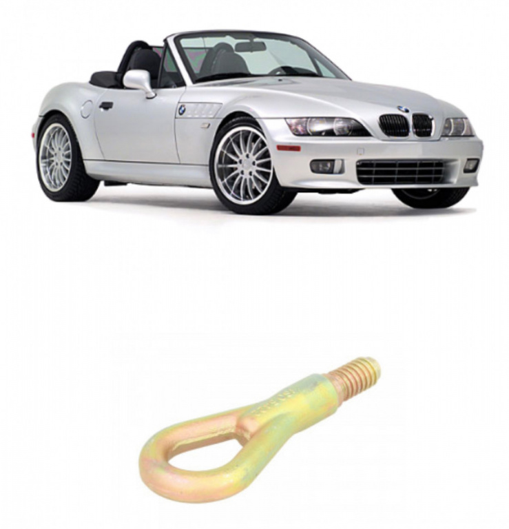 Cui carlig pentru remorcare sau tractare BK009 BMW Z3 Roadster E36 1995-2003 34-047605004347P