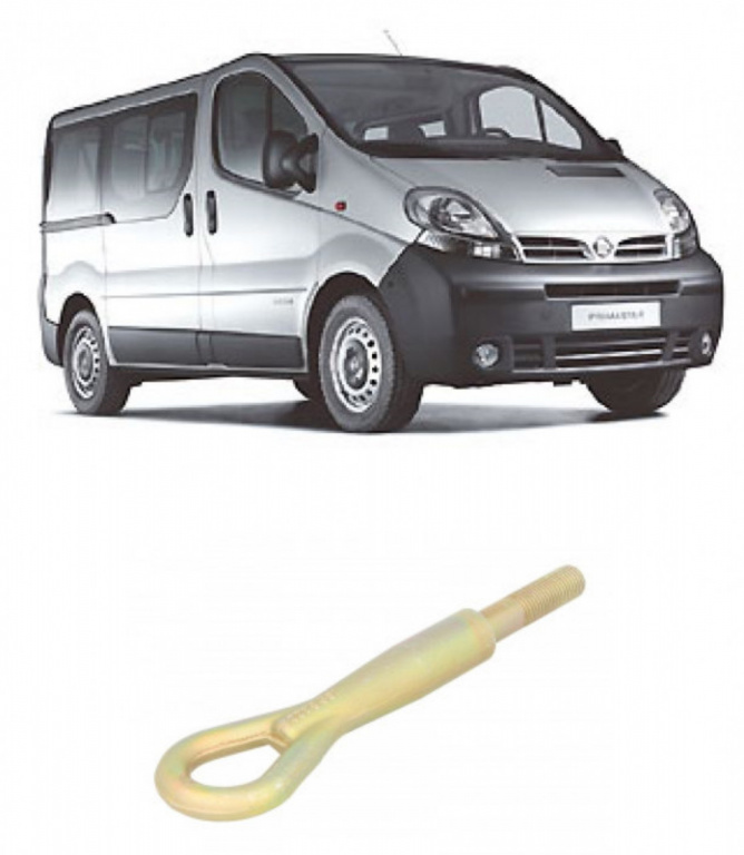 Cui carlig pentru remorcare sau tractare BK021 Nissan Primastar Bus X83 2001-2006 152-047616032347P