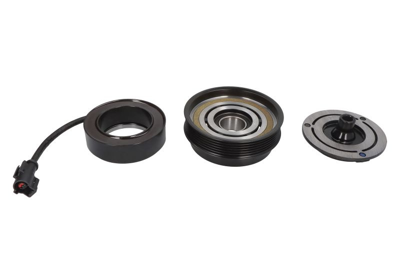 Cupla magnetica, climatizare Aer conditioning compresor clutch complete HALLA HS18 12V 6PK 118mm HYUNDAI HIGHWAY SANTA FE I SONATA IV SONATA V TRAJET TUCSON XG KIA MAGENTIS I OPIRUS SPORTAGE II 2.0-3.5 06.98- THERMOTEC KTT040194