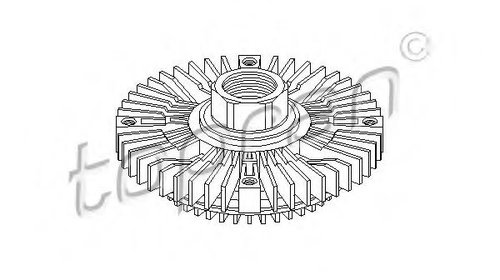 Cupla, ventilator radiator AUDI A6 (4B2,