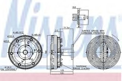Cupla, ventilator radiator MERCEDES-BENZ ATEGO 2 (
