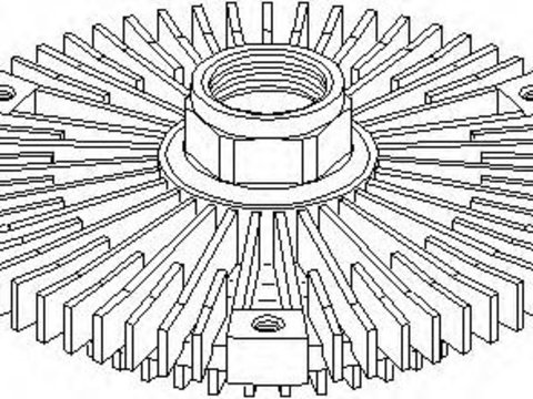 Cupla, ventilator radiator MERCEDES-BENZ M-CLASS (W163) - TOPRAN 401 186
