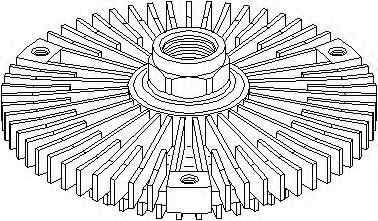 Cupla ventilator radiator / Vascocuplaj BMW Seria Z3 (E36) TOPRAN 500 403
