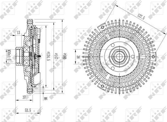 Cupla. ventilator radiator Ventilator MERCEDES CLK