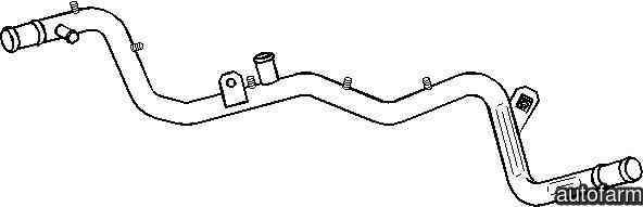 Cuplaj conducta lichid racire VW JETTA II 19E 1G2 165 TOPRAN 100 258