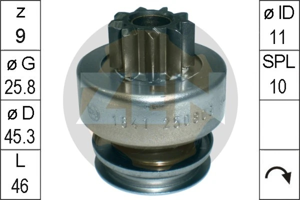 Cuplaj unisens electromotor ERA OPEL COMBO Tour 2004-2011 - ZN1641