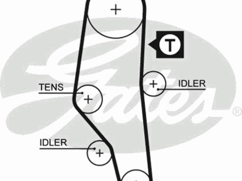 Curea de distributie 5302XS GATES pentru Bmw Seria 3 Bmw Seria 5