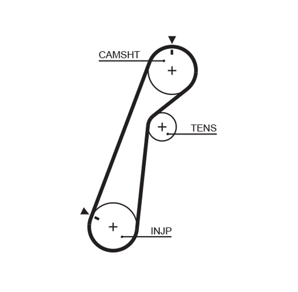 Curea de distributie (5478XS GATES) FORD,FORD ASIA