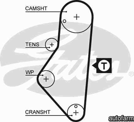 Curea de distributie CITROËN XSARA Break (N2) GAT