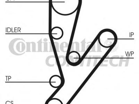 Curea de distributie FIAT DUCATO bus (244, Z_), FIAT DUCATO caroserie (244), FIAT DUCATO platou / sasiu (244) - CONTITECH CT1148