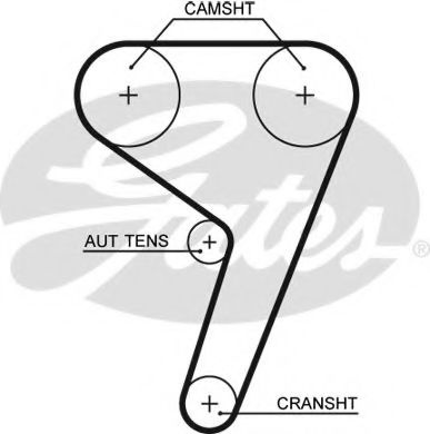 Curea de distributie FORD GRAND C-MAX (DXA/CB7, DX