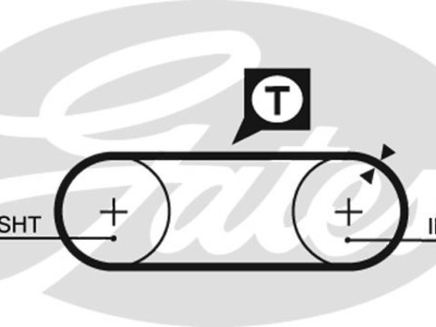 Curea de distributie (GAT5034 GATES) AUDI,VOLVO,VW