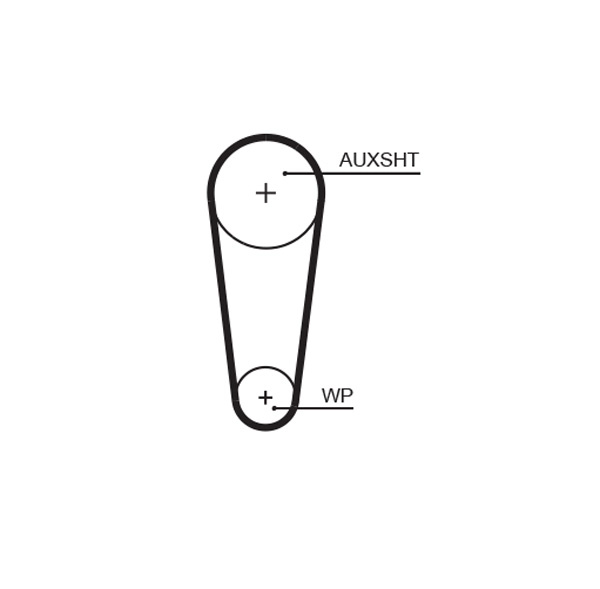Curea de distributie GATES 5683XS compatibil cu AUDI Q2 (GAB, GAG) UNKNOWN 1395cc 150cp 110kW 2016 2017 2018 2019 2020 2021 2022 2023 2024 2025