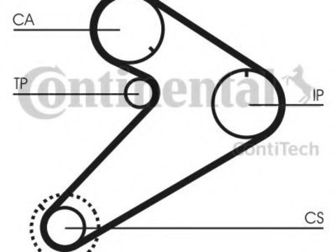 Curea de distributie MITSUBISHI GALLOPER (JK-01) (1998 - 2003) CONTITECH CT921