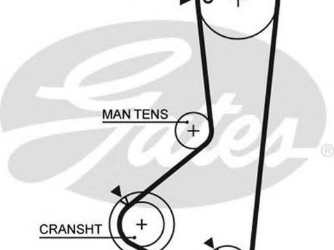 Curea de distributie MITSUBISHI L 200 K7 T K6 T GATES 5372XS