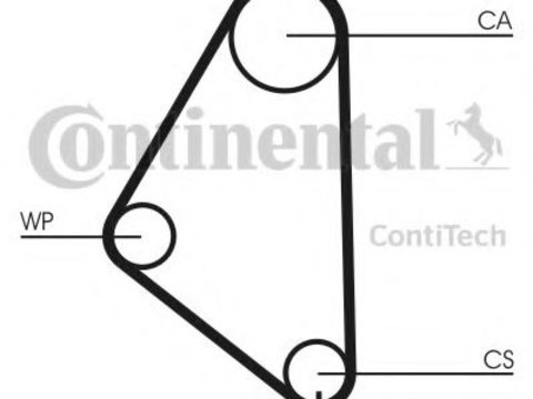 Curea de distributie OPEL VECTRA A (86_, 87_) (1988 - 1995) CONTITECH CT558