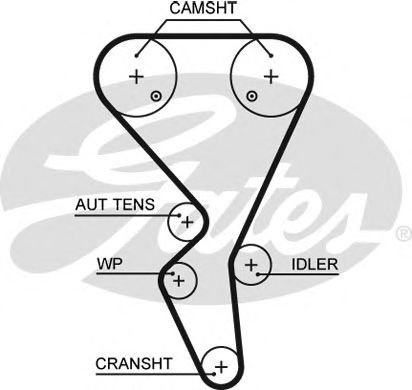 Curea de distributie PEUGEOT 307 (3A/C) (2000 - 20
