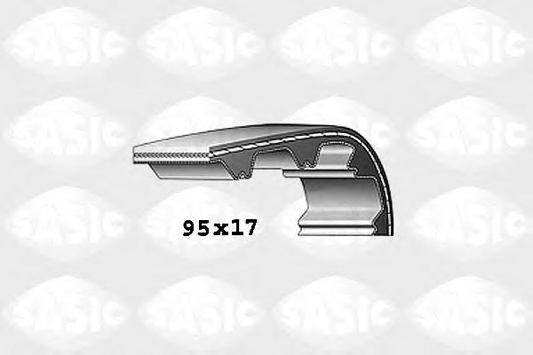 Curea de distributie RENAULT EXTRA caroserie (F40_, G40_), RENAULT CLIO (B/C57_, 5/357_), RENAULT 19 (B/C53_) - SASIC 1764001