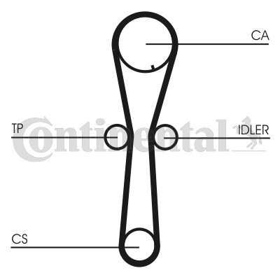 Curea de distributie # Rover 25 2002 2003 2004 # CT954 # CONTITECH