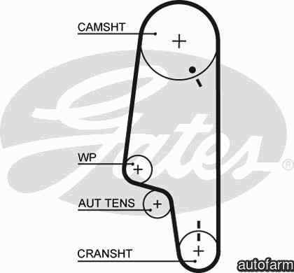 Curea de distributie SEAT CORDOBA (6K1, 6K2) GATES