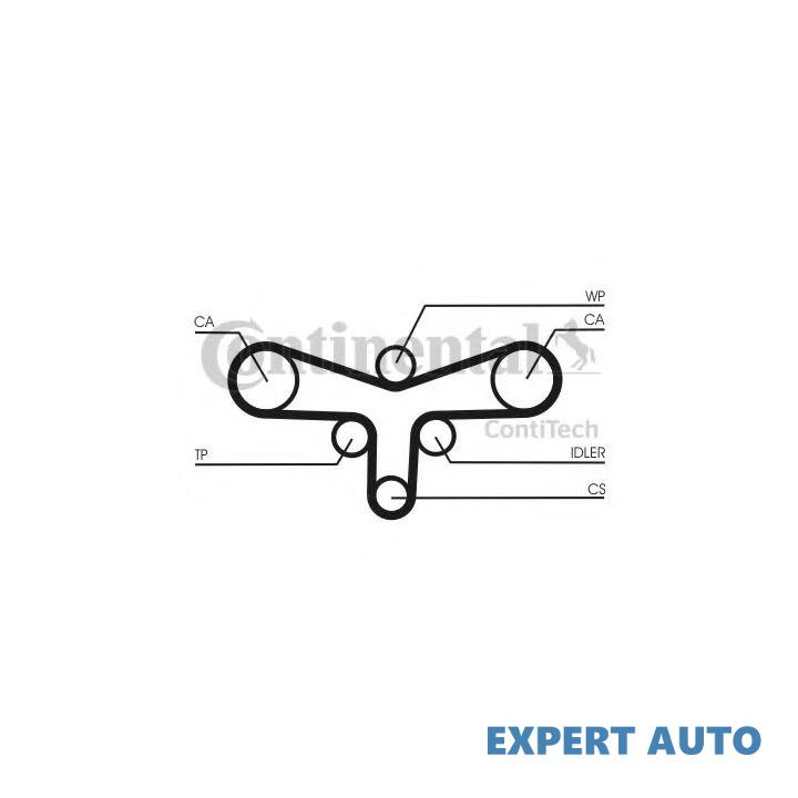 Curea de distributie Skoda SUPERB (3U4) 2001-2008 #2 078109119C