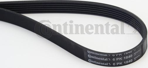 Curea transmisie cu canel 6PK1840 curea CONTI wieloklinowy FIAT Alfa Romeo Lancia CONTITECH 6PK1840